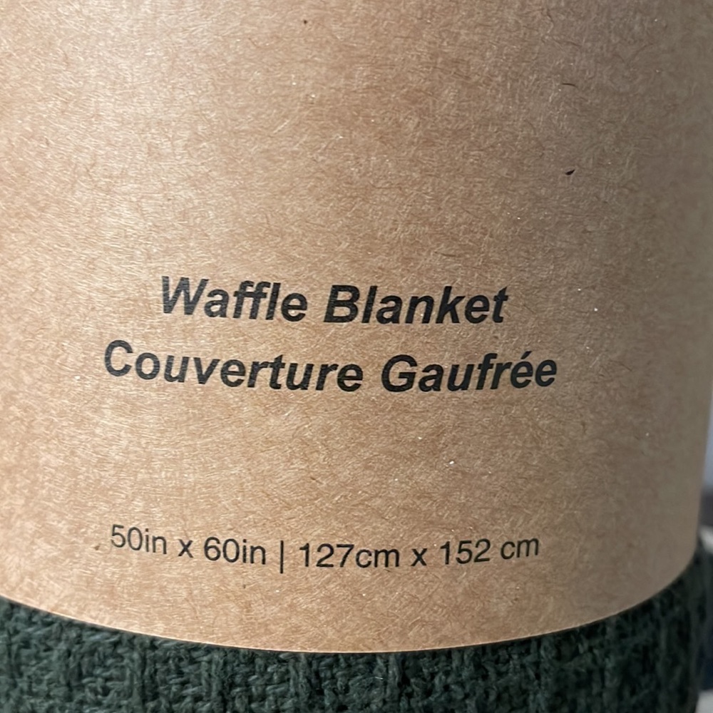Arhaus Waffle Blanket Throw - Picture 2 of 4